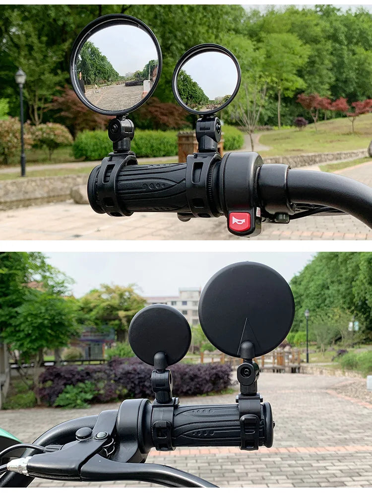 Adjustable Bike Rearview Mirror – Wide-Angle 360°
